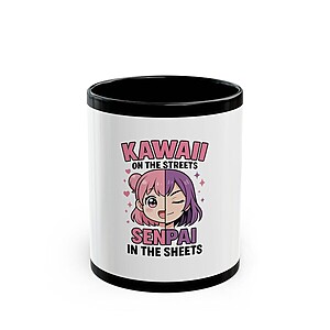 Anime Coffee Mug Kawaii On The Streets Senpai In Sheets